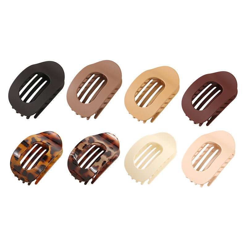 Oval hair clip set (4 pcs)