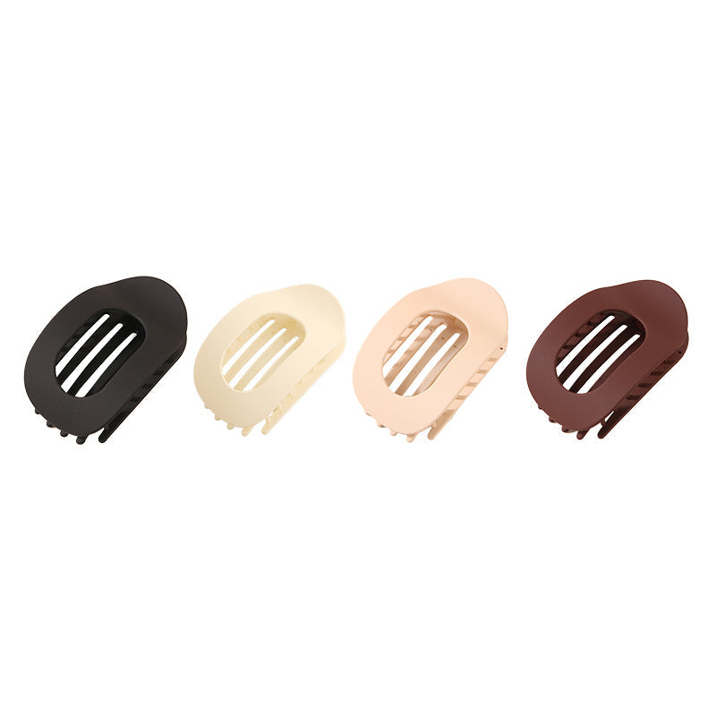 Oval hair clip set (4 pcs)