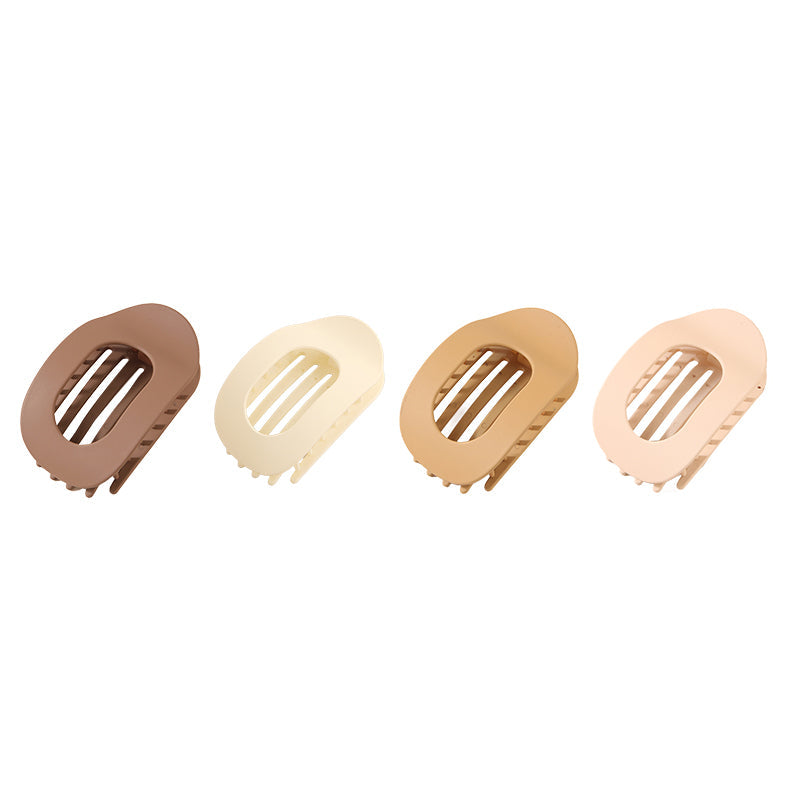 Oval hair clip set (4 pcs)