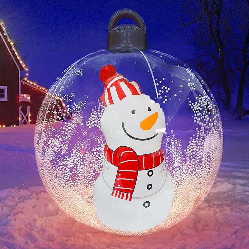 Inflatable Christmas bauble decorations
