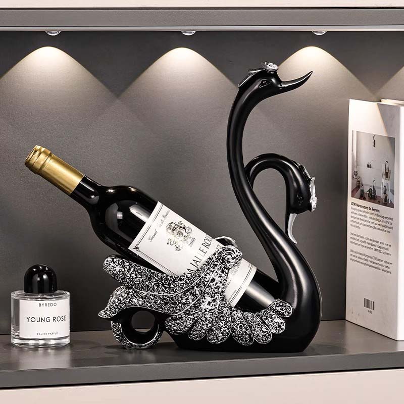 🔥Hot sale🔥Swan shaped wine bottle holder