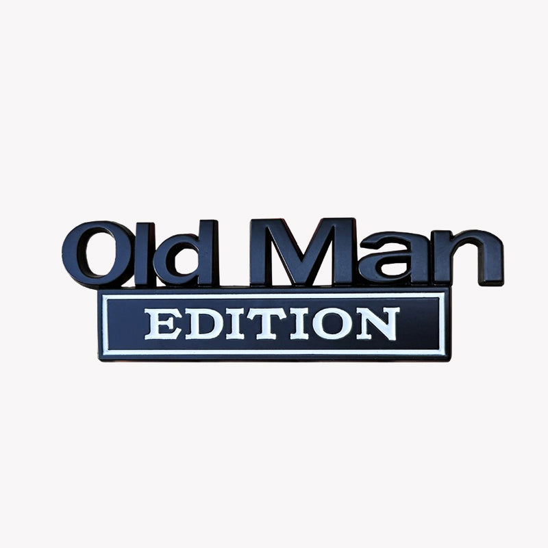 ๐ Old Man Edition-Autoemblem