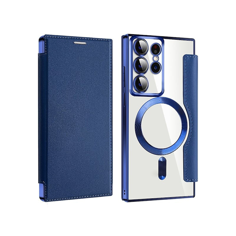 📱New Leather Textured Flip Case (for Samsung Mobile Phones)