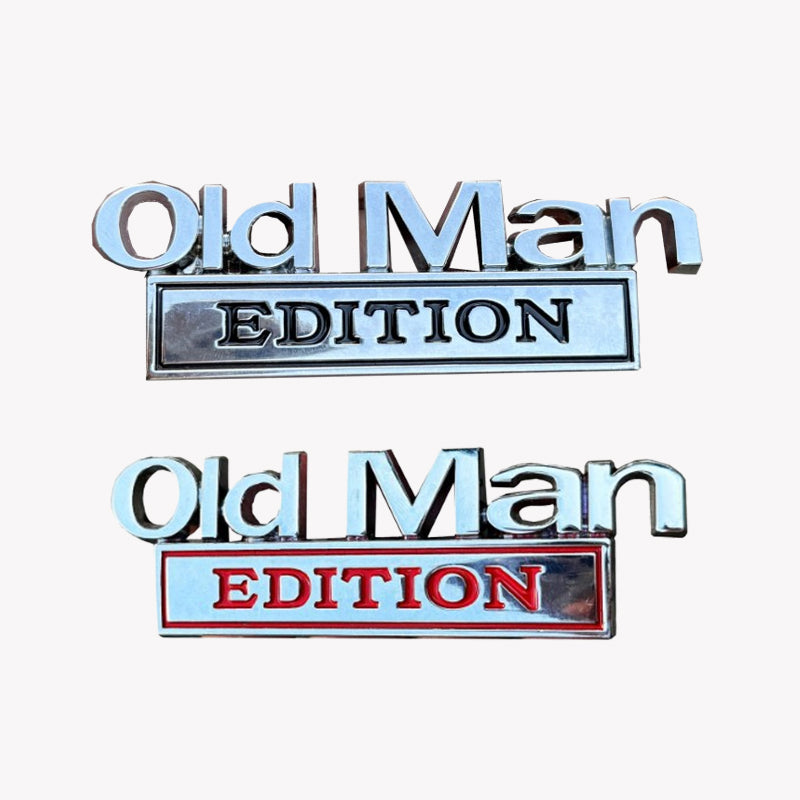 ๐ Old Man Edition-Autoemblem