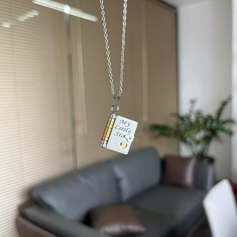 For my child – necklace in book form “Love you forever”