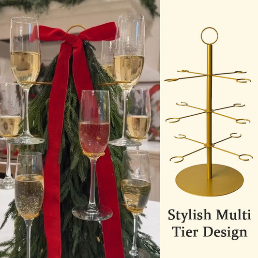 🎉 Multi-tiered Christmas display stand – perfect for desserts and decoration