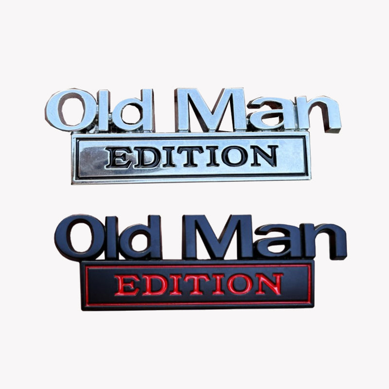 ๐ Old Man Edition-Autoemblem