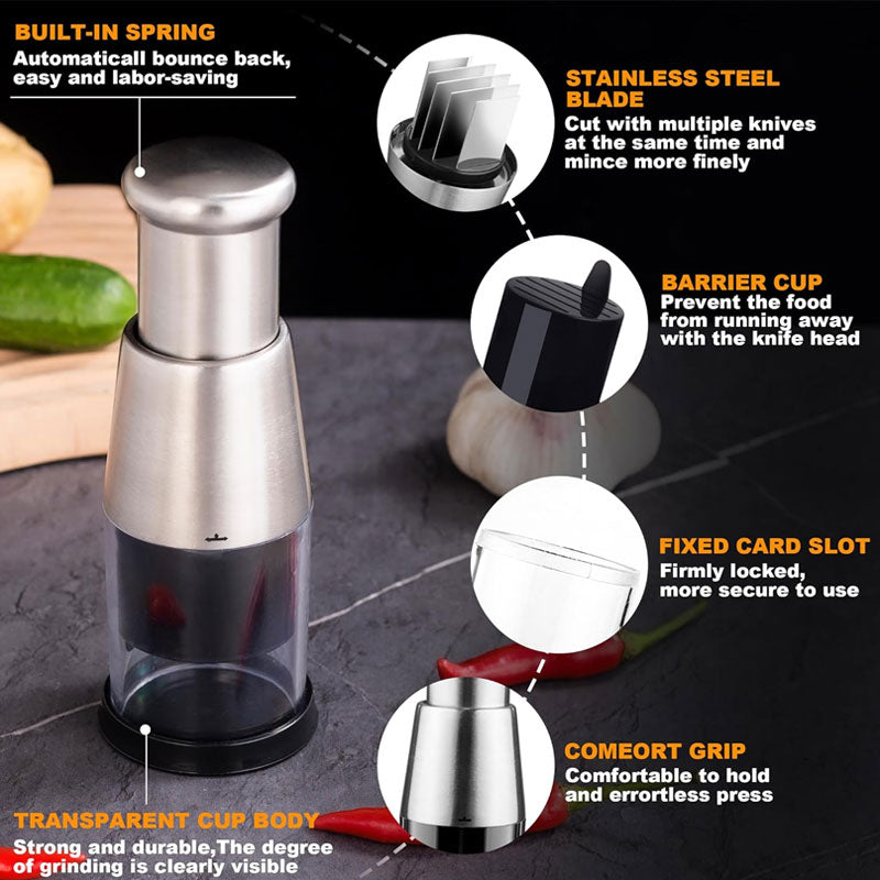 Stainless Steel Press Chopper