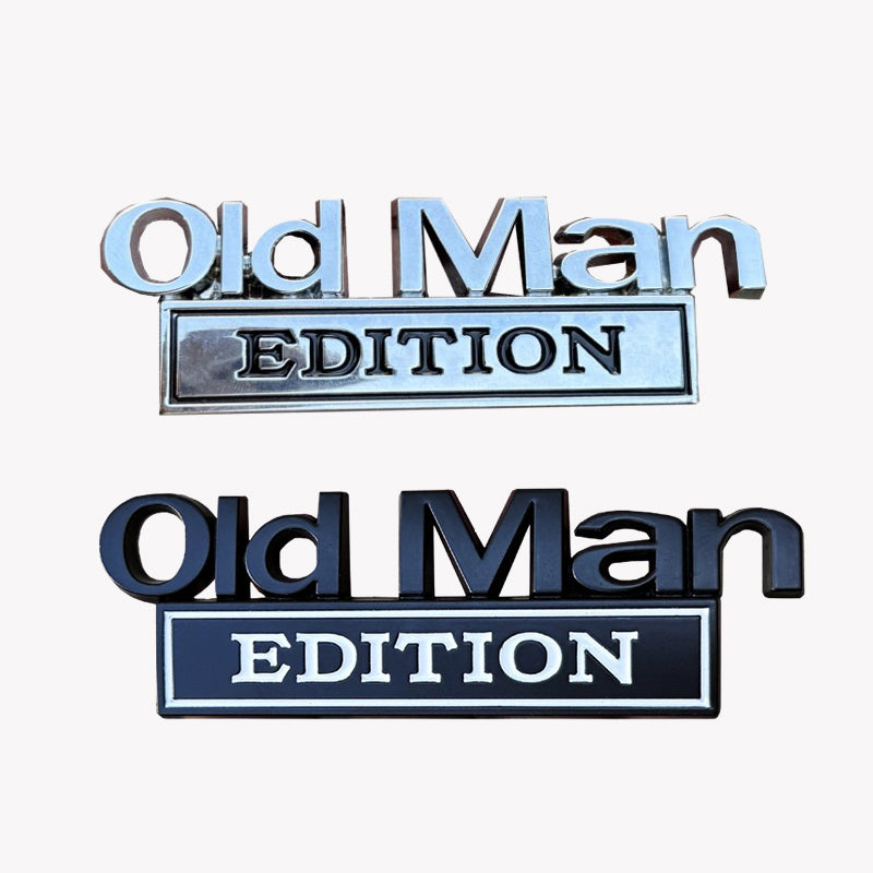 ๐ Old Man Edition-Autoemblem