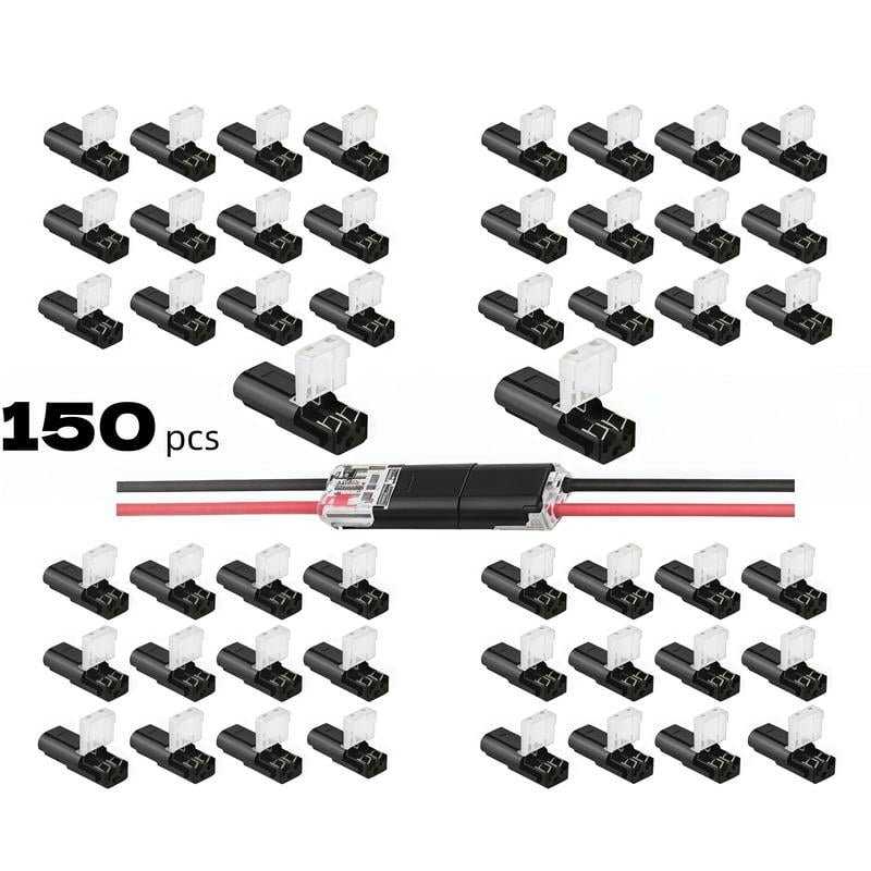 Double wire connector LED light strip connector 2 Pi