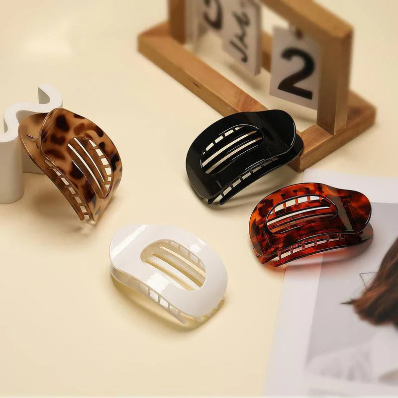 Oval hair clip set (4 pcs)