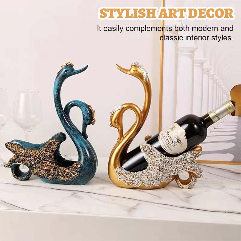 🔥Hot sale🔥Swan shaped wine bottle holder