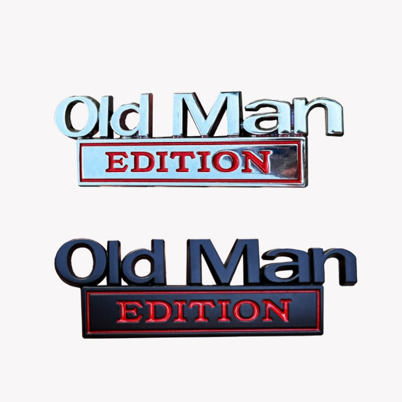๐ Old Man Edition-Autoemblem
