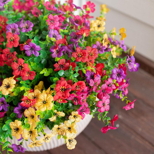 ⏳LAST DAY SPECIAL PRICE: £5.99!!🌺UV Resistant Colorful Artificial Flower💖
