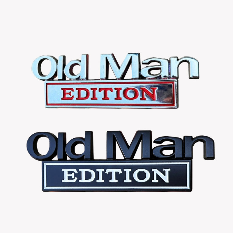 ๐ Old Man Edition-Autoemblem