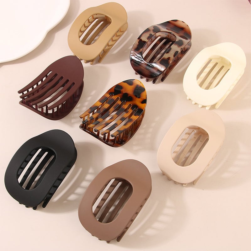 Oval hair clip set (4 pcs)