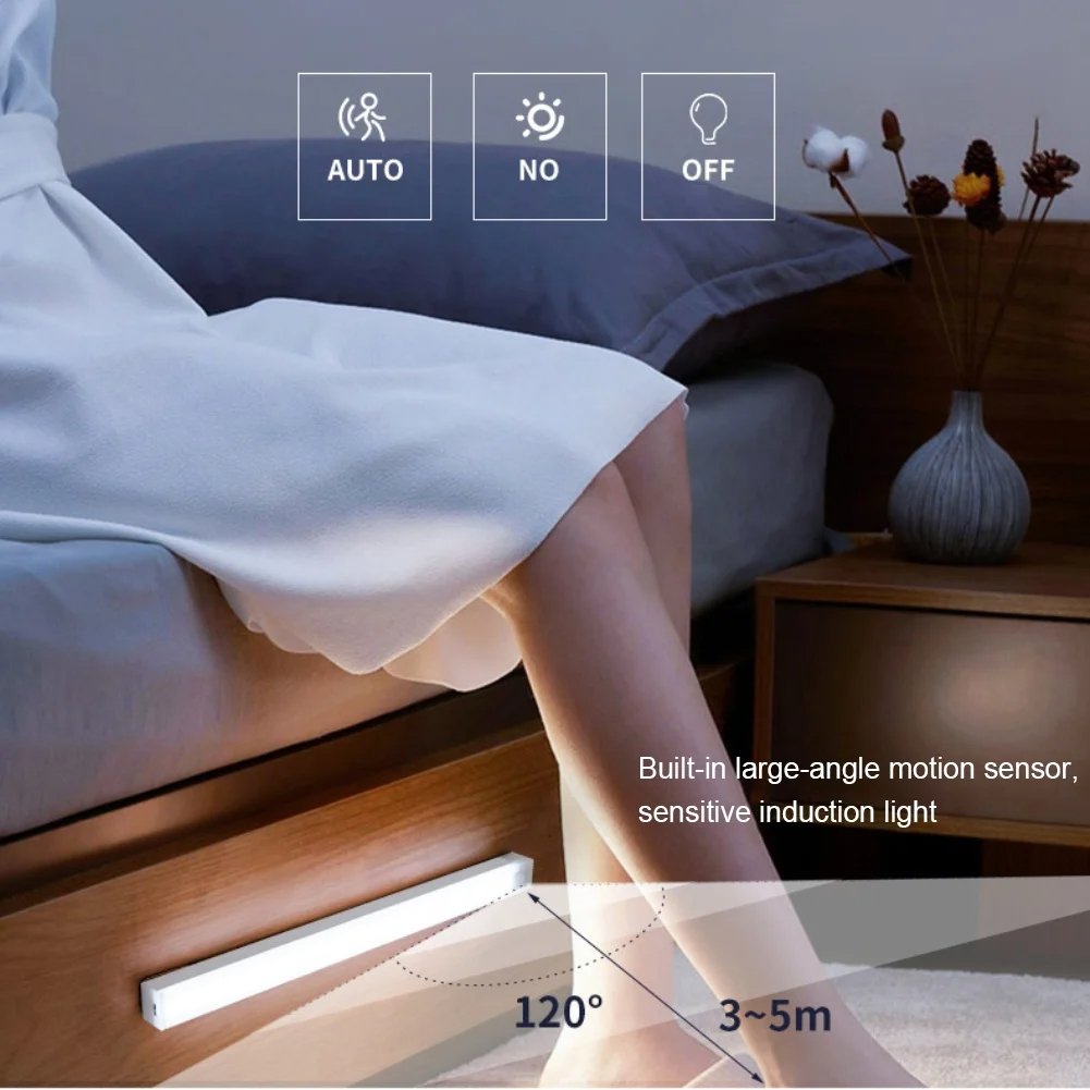🔥Limited time offer - rechargeable LED lamp, no drilling required, smart sensor, magnetic