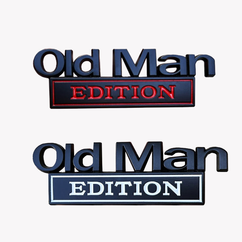 ๐ Old Man Edition-Autoemblem