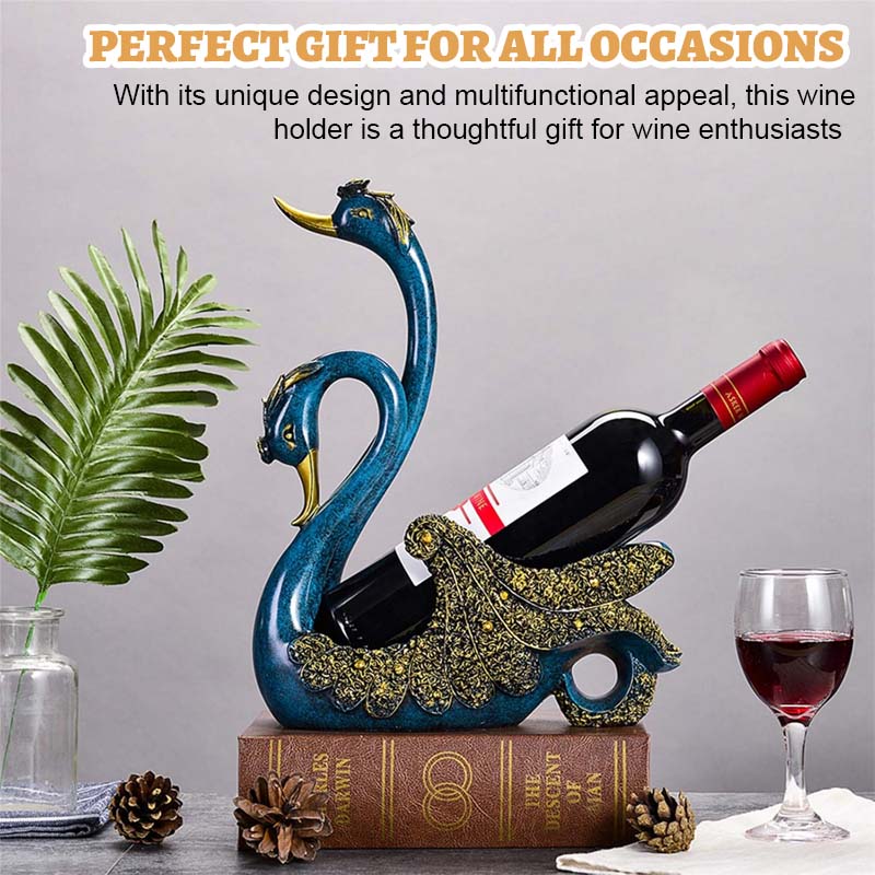 🔥Hot sale🔥Swan shaped wine bottle holder