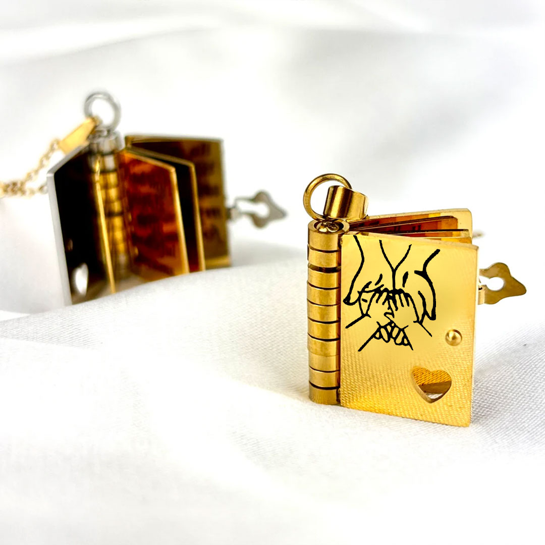 For my child – necklace in book form “Love you forever”