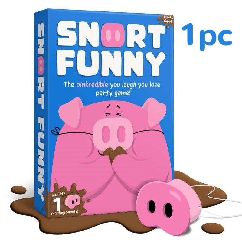 Snort Funny: The party game ‘Laugh and Lose’ 🐷