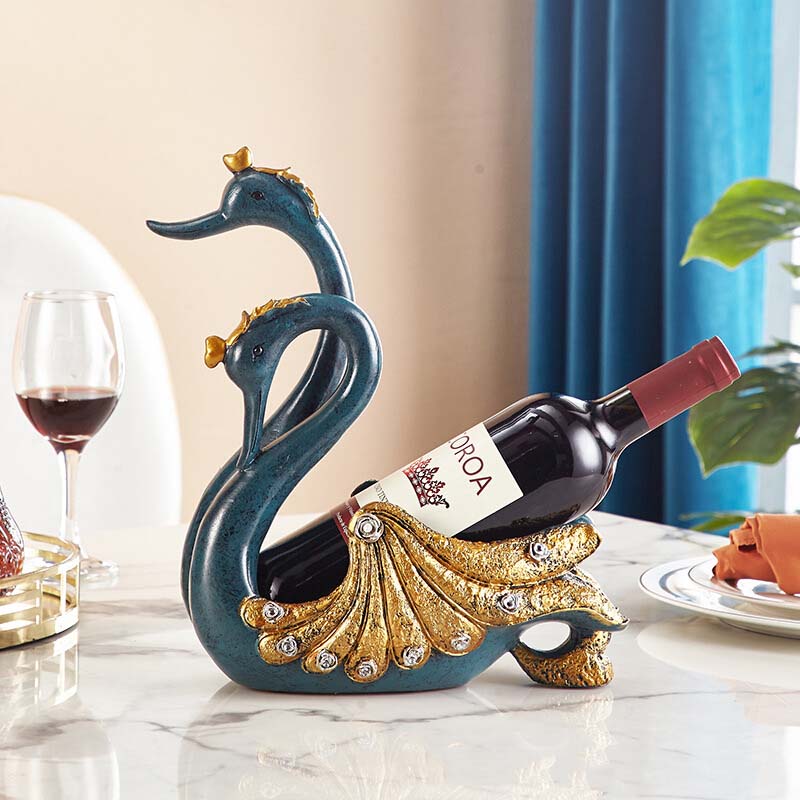 🔥Hot sale🔥Swan shaped wine bottle holder