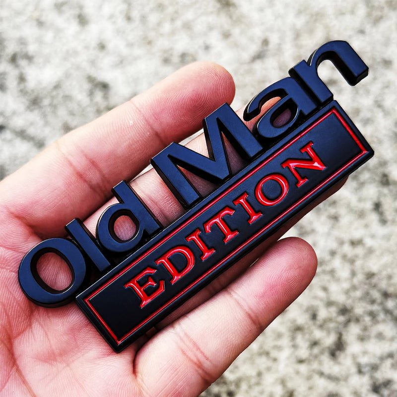 ๐ Old Man Edition-Autoemblem