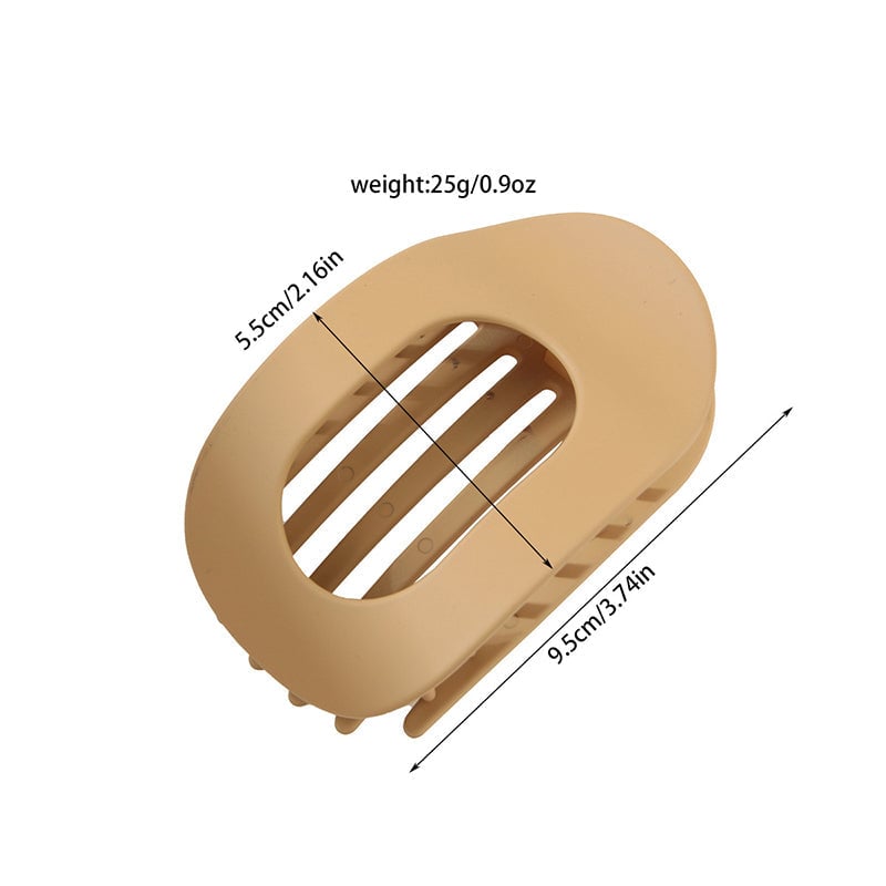 Oval hair clip set (4 pcs)