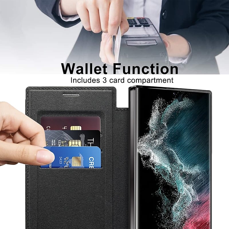 📱New Leather Textured Flip Case (for Samsung Mobile Phones)