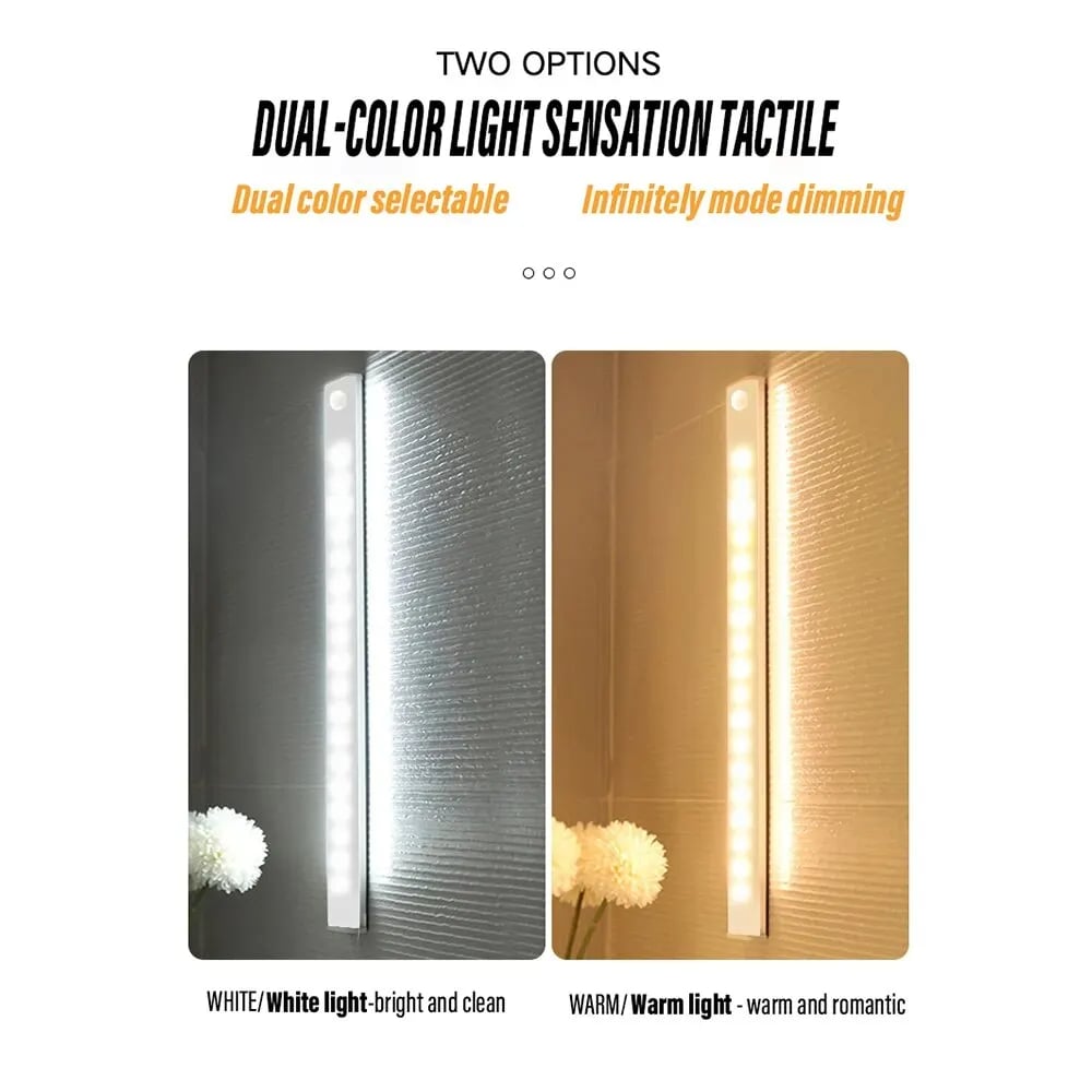🔥Limited time offer - rechargeable LED lamp, no drilling required, smart sensor, magnetic