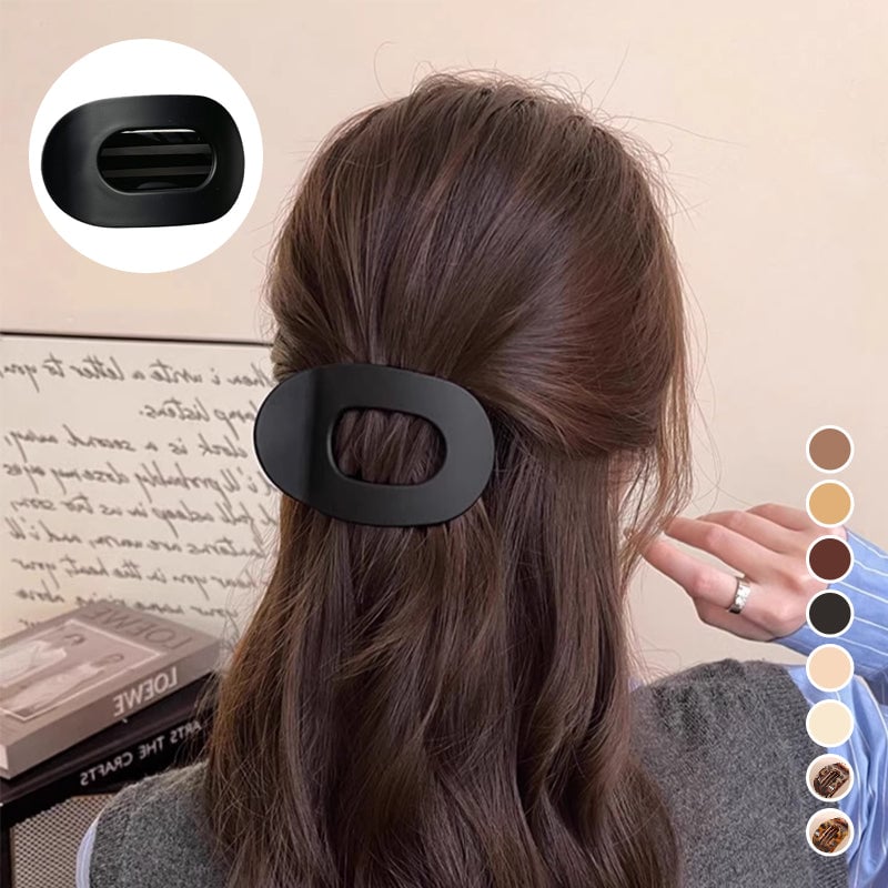 Oval hair clip set (4 pcs)