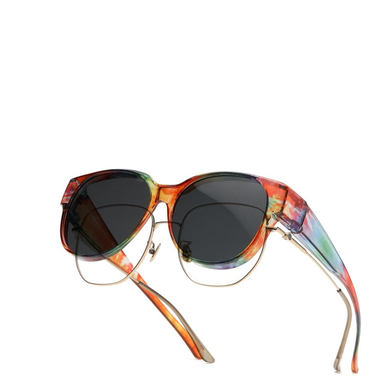 🔥🚀🕶New oversized cat-eye sunglasses with polarised lenses and UV400 protection