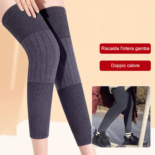Comfortable and thermally elastic long knee pad