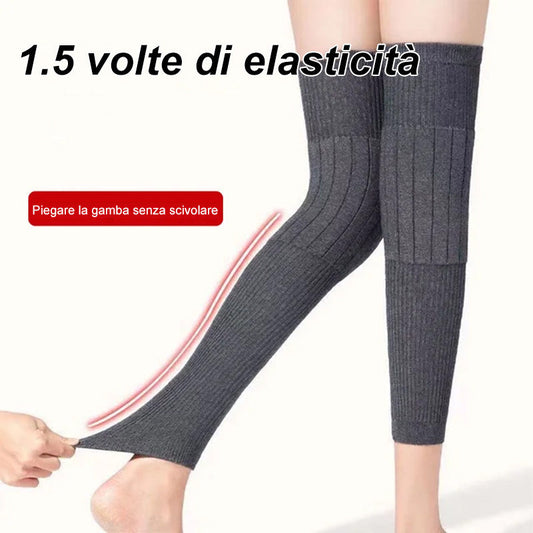 Comfortable and thermally elastic long knee pad
