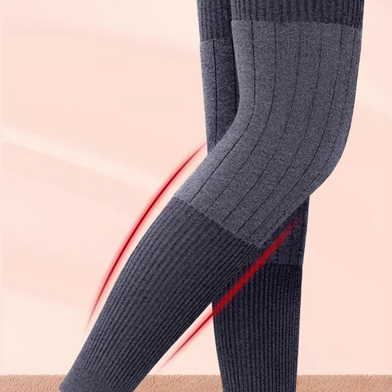 Comfortable and thermally elastic long knee pad