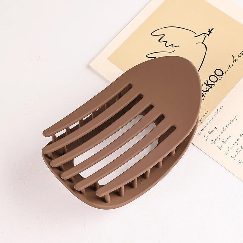 Oval hair clip set (4 pcs)