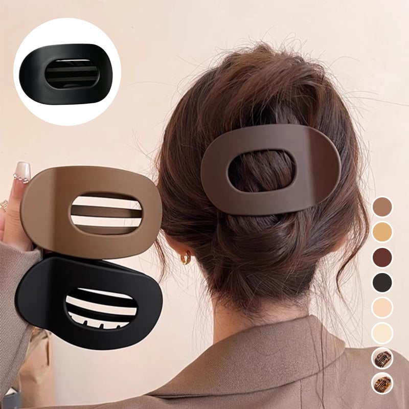 Oval hair clip set (4 pcs)