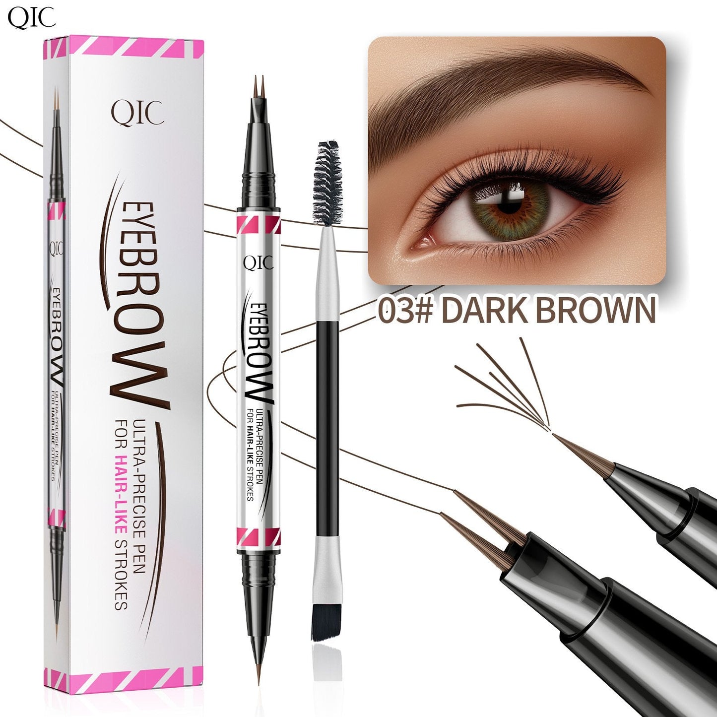 ✨3D Waterproof Microblading Eyebrow Pencil