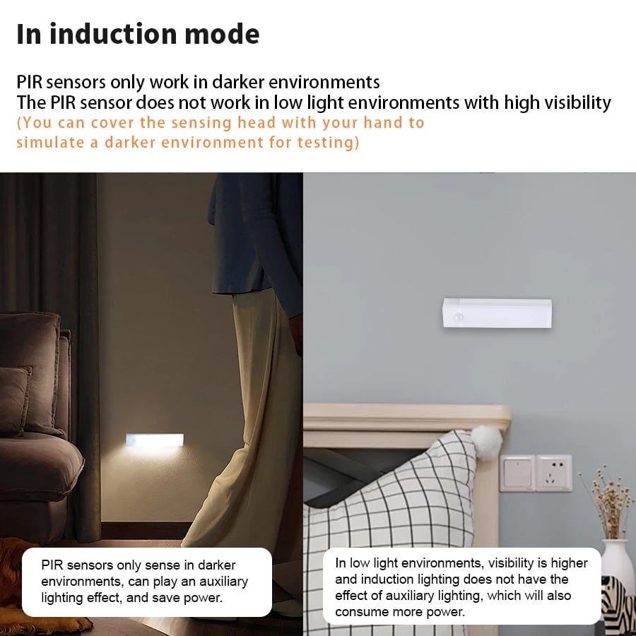 🔥Limited time offer - rechargeable LED lamp, no drilling required, smart sensor, magnetic