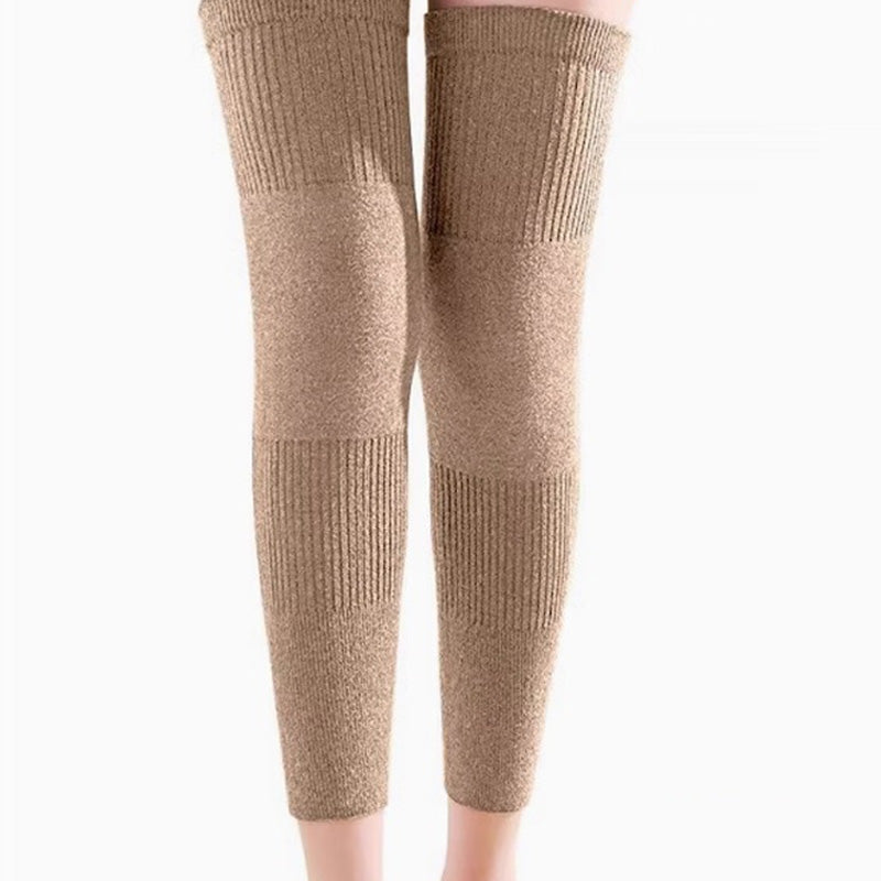 Comfortable and thermally elastic long knee pad