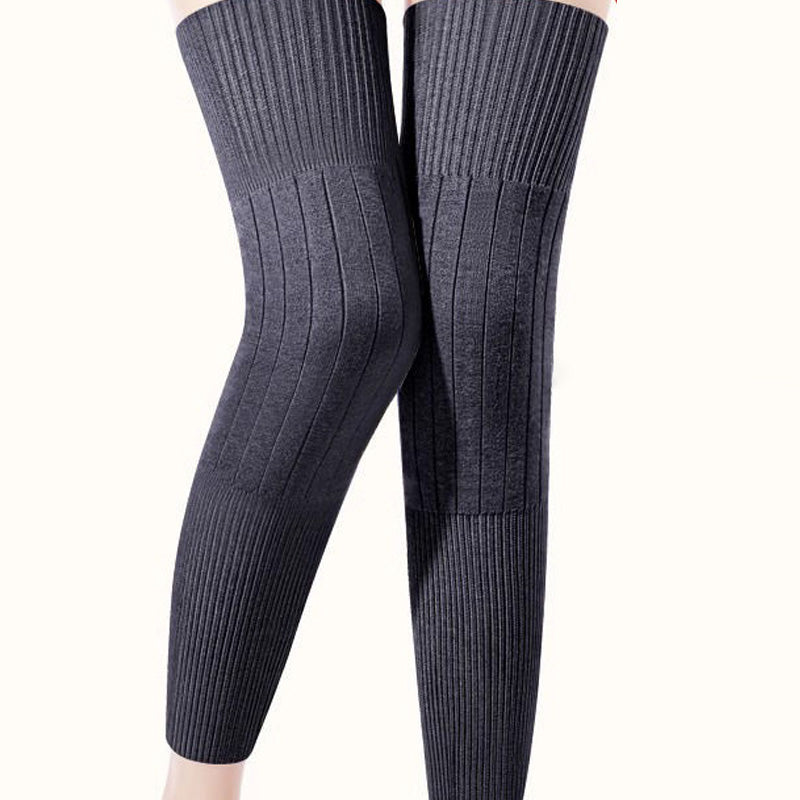 Comfortable and thermally elastic long knee pad