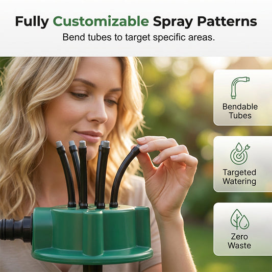360° Coverage Precision Garden Irrigation Sprinkler Buy 2 Get 1 FREE – you get 3!