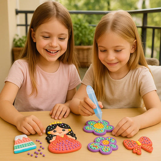 Magical bead painting – DIY kit for childre