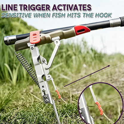 Automatic fishing rod holder