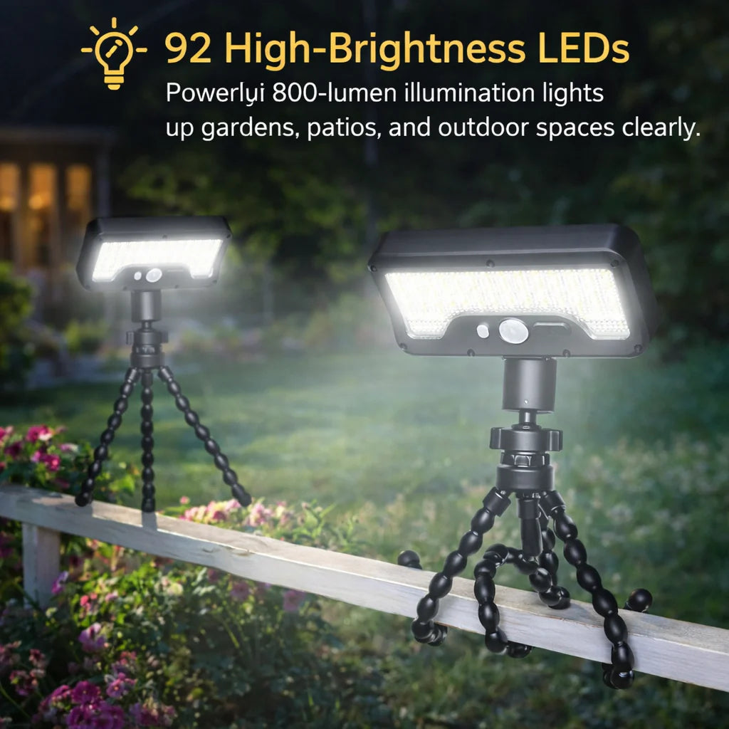 Flexible Octopus Solar Motion Sensor Light
