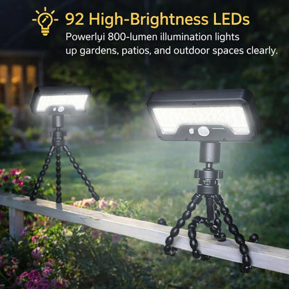Flexible Octopus Solar Motion Sensor Light