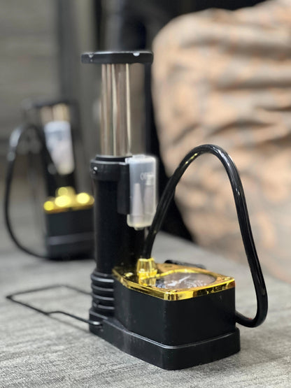 High-Pressure Foot Pump with Gauge