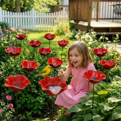 💖🎁2026 Mother's Day Gifts 48% Off--🎁Handmade Metal Flower Garden Stake🐦
