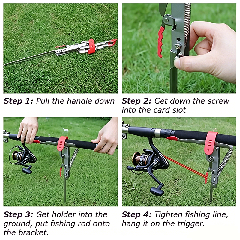 Automatic fishing rod holder