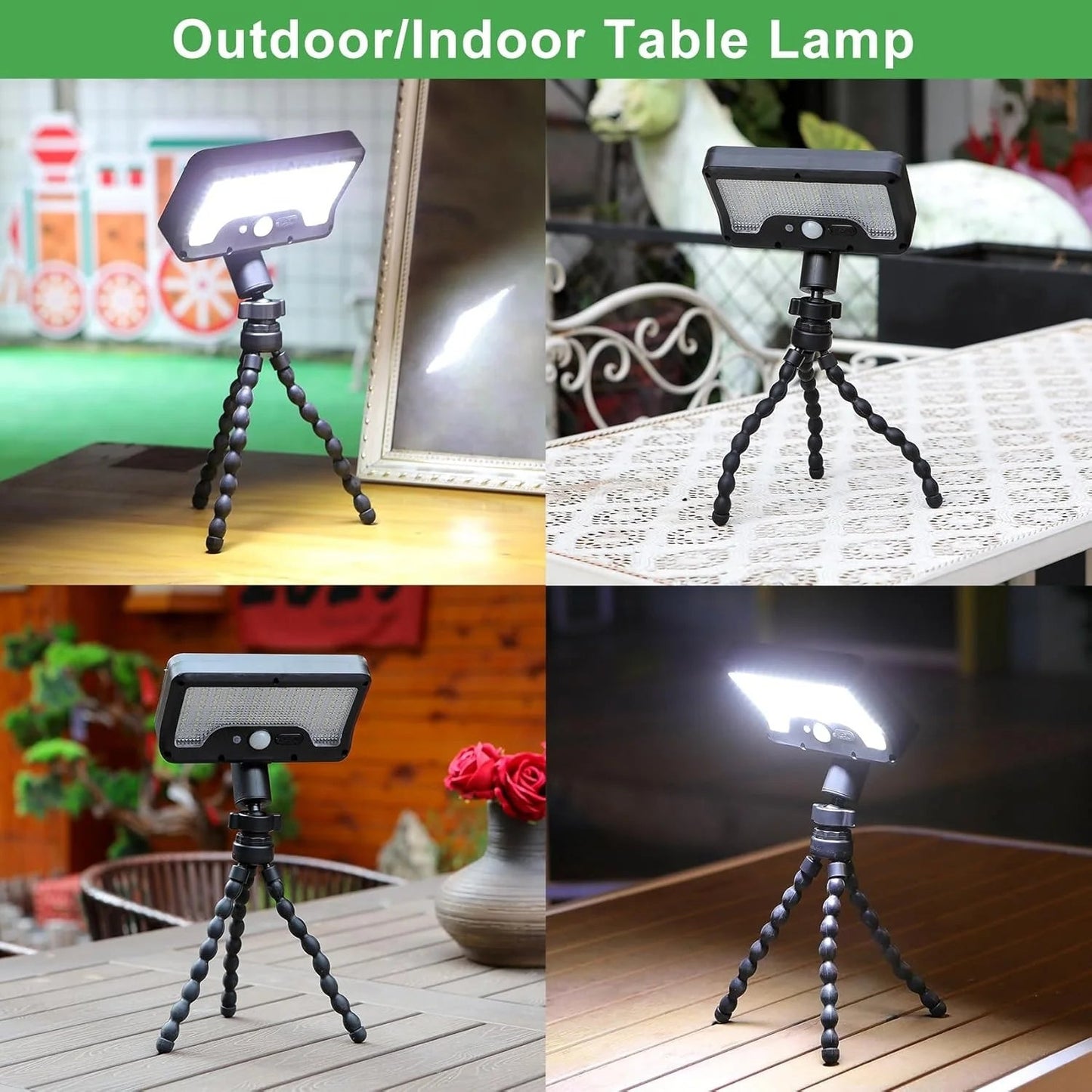 Flexible Octopus Solar Motion Sensor Light